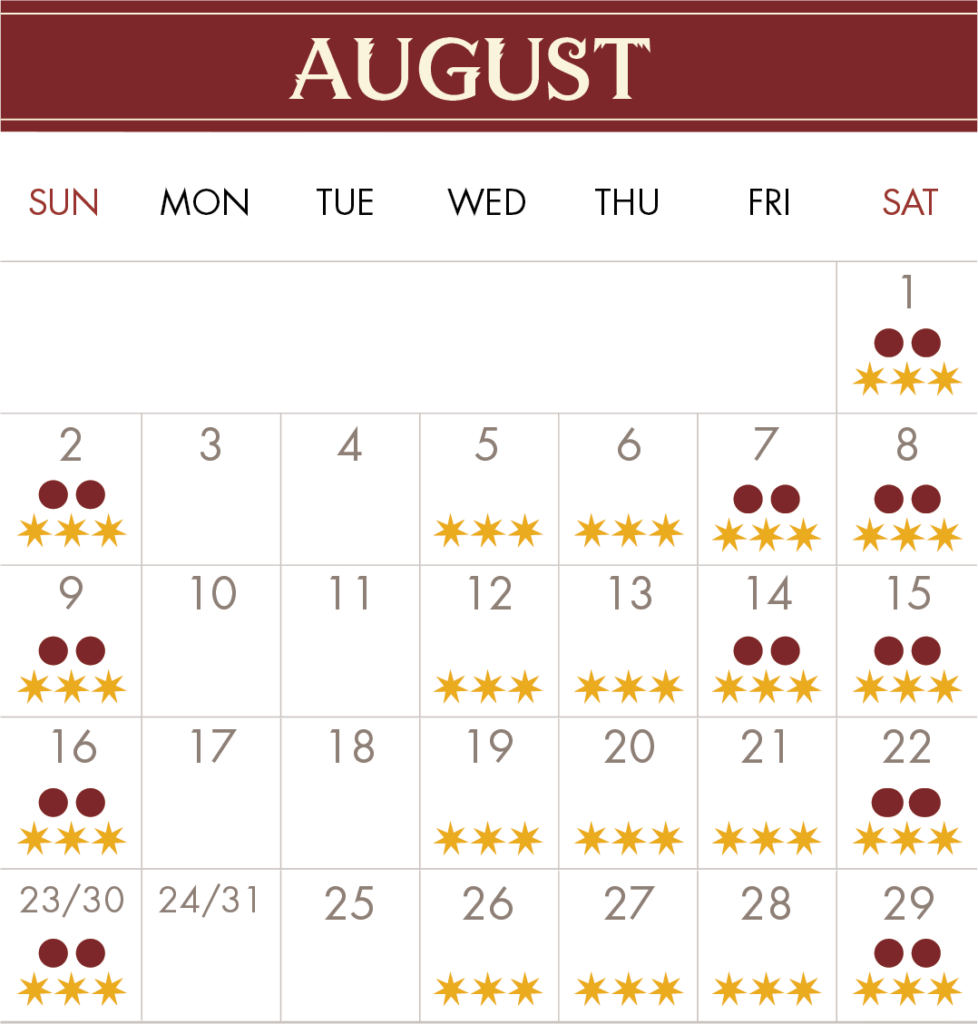 August Calendar