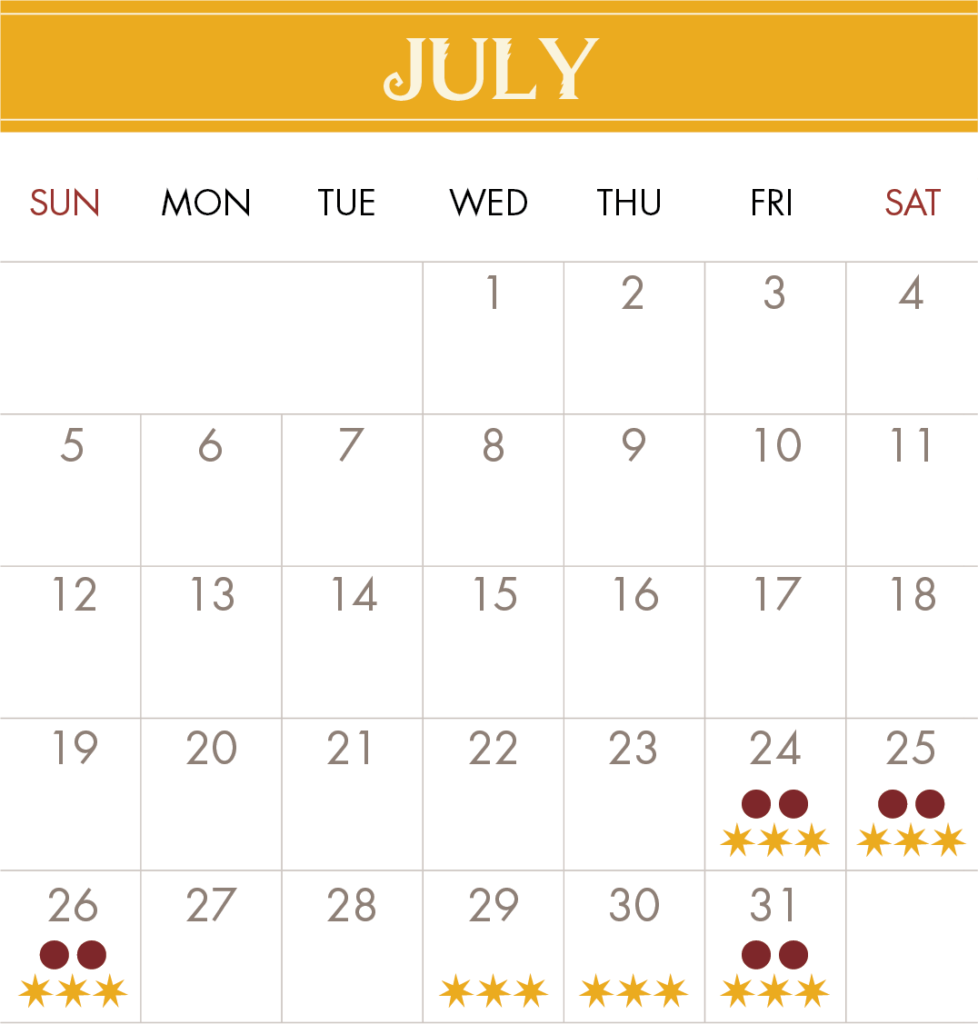 July Calendar